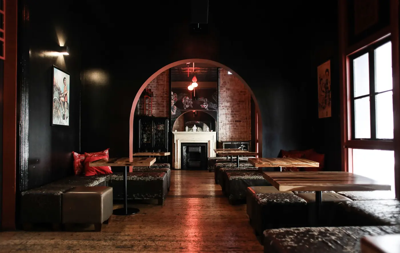 Stock photo: bar and restaurant interior with lounge seating